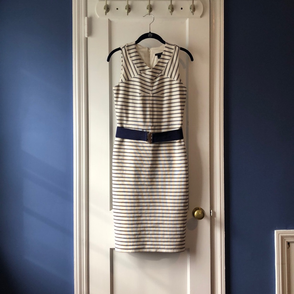 Striped Ann Taylor dress!